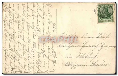 Schloß Ortenberg b. Offenburg i. B. — zamok na wzniesieniu winniczym — wydawca nieznany — Rewers