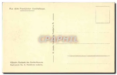 Sala de Música, 1º Andar — Musikzimmer, 1. Stock — M. Jacobs, Kunstverlag, Frankfurt a. M. — Verso