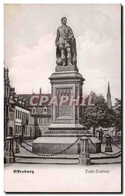 Offenburg — Monumento a Drade — editor não identificado, número de série não visível
