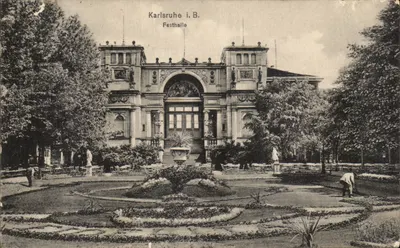 Karlsruhe i. B. — Festhalle — editor desconhecido, número de série não visível