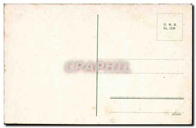 Burg Lahneck — Primavera no rio Reno — G.M.B. Número 1336 — Verso