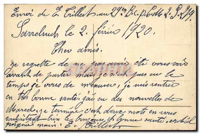 Bingen — widok panoramiczny z Rynem i zamekiem — wydawca nieznany — Rewers
