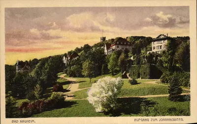 Bad Nauheim — Subida para o Johannisberg — Louis Claser, Leipzig