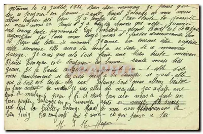 Düsseldorf - Königliche Allee und der Löwe — M.H. n°15 — Rückseite