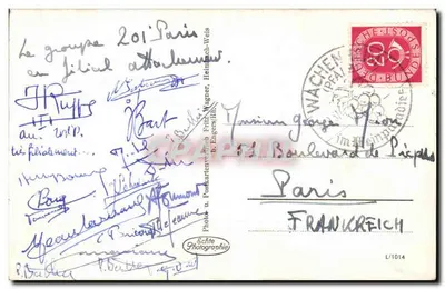Koblenz Rh. Rheinanlagen com Ehrenbreitstein — Schchte Photographie, n° 1659 — Verso