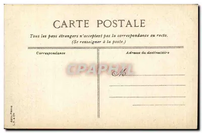 O Castelo Le Lut e o Berceau de Henrique IV — Pau — n° 367 — Verso