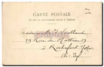 Paris - A Estação da Leste — Agradecimentos pelos seus bons desejos — editor não visível, n° de série 96 — Verso