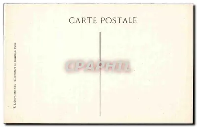 Paryż — Panthéon i ulica Soufflot — E. Le Daley, Paryż — Rewers