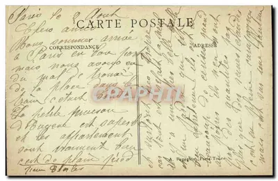 Paryż — Gara Lyon — A.P. 208 — Rewers