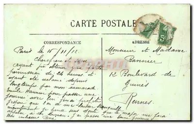 París (XVIII) — Panorama de Montmartre y el Sagrado Corazón — n° 1551 — Reverso