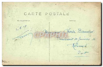 Arc de Triomphe — Paryż — J.H. wydawca, nr 513 — Rewers