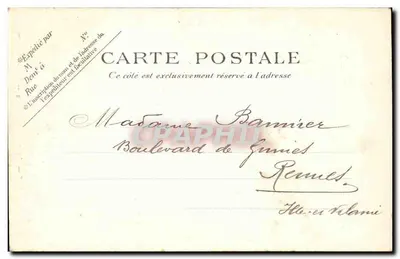 Paris — A Instituição da França — P.P.C. Paris — Verso