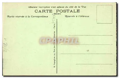 Paris - O Palácio e o Jardim do Luxembourg - A. P. 235 — Verso
