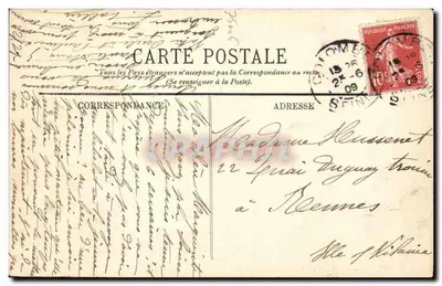 Parijs — Het Palais du Luxembourg — LL. N° 158 — Achterkant
