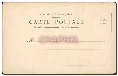 Bois de Boulogne — Paris — editor H. Oslheim, Paris (Depósito) e número de série 20 — Verso