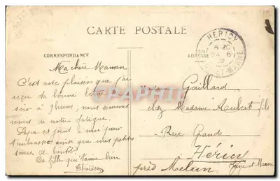 Panorama Paryża — Widok mostów ku Cytadeli — Wydawca nieznany, n°2 — Rewers