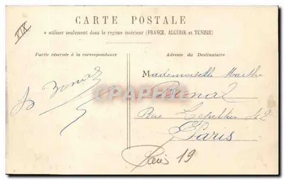 Buttes Chaumont — Paris — H. L. editor — Verso