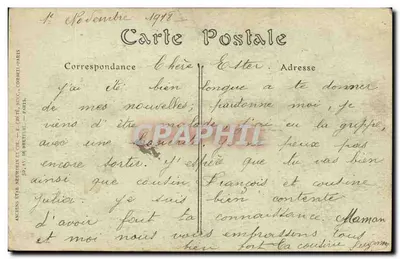 PARIS — O Panteão. antiga igreja de St-Geneviève — Verso