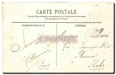 Paris — L'Île Saint-Louis — Vue sur la Seine — LL. — éditeur LL. — n° 314 — Verso