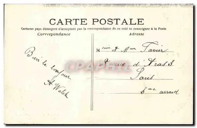 PARYŻ — Las Boulogne — Jezioro i most — C.M. — n°317 — Rewers