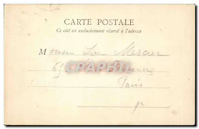 PARIS — Gare du Nord — B.F. PARIS, n°71 — Rewers