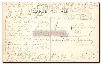 PARIS — Gare du Nord — Zbudowana w 1863 przez Hitlorfque na placu Roubaix, ulica Dunkerque — Rewers