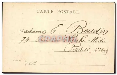 Paris — A Estação de Orleães, Quai d'Orsay — Editor: Édouard Collart — Verso