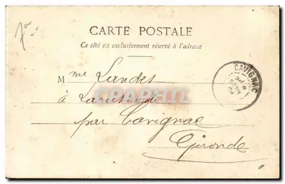 Paris - Die neue Gare d'Orléans — anonymer Verlag, Nr. 221 — Rückseite