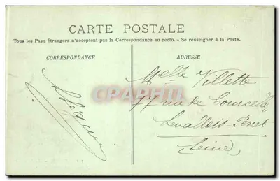 Paris — A Sorbonne — Detalhe da Grande Escada — I.L. — n° 591 — Verso