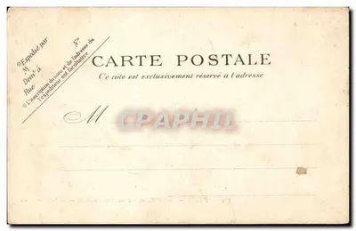 Paris — A Fonte do Square Louvois — P.R.C. — Paris — Verso
