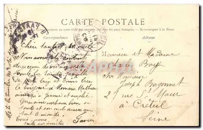 Point du Jour — Estação dos Barcos — P. Marchisp, Paris, n° 321 — Verso