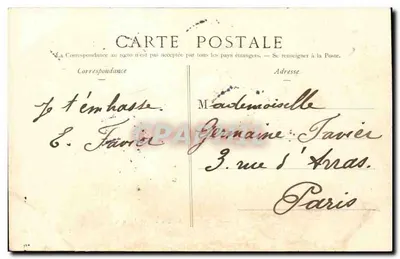 Parigi — Entrata delle Arene - Rue Monge — P. Marmuse, Parigi. — Verso