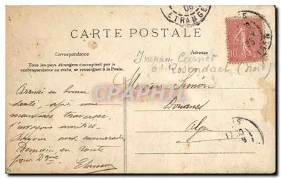 Paryż — Kolumna Vendôme — wydawca nieznany, n° 16 — Rewers