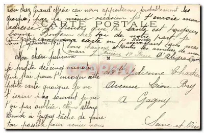 PARIS – Bois de Boulogne – La punta del gran Lago – C.M. n°321 — Reverso