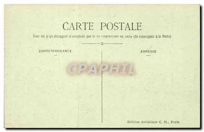 Paryż — Rond-point des Champs-Élysées — Stara pocztówka n°119 — Rewers