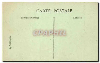 Paris — A Rue de Rivoli e o Jardim das Tuileries — Editor E. D. n° 4499 — Verso