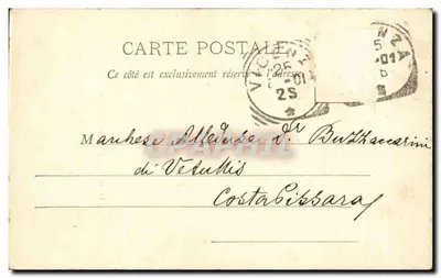 Parijs - De Fontaine Saint-Michel — uitgever Al. Tarchis, Parijs — Achterkant