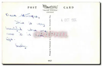 Ogród Henryka VIII — Hampton Court Palace — wydawca Salmon Ltd. nr 4457 — Rewers