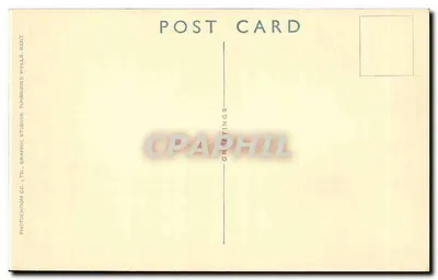 Gretna — Casamentos escoceses — Photocchrom Co. Ltd., Tunbridge Wells, Kent — Verso