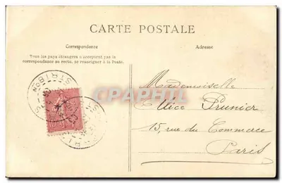 PARIS — Plac Konwencji — C. L. C. n°12 — Rewers