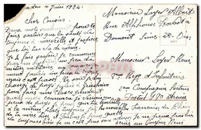 Wiesbaden. Wilhelmstraße — Rue Guillaume — William Street — Friseur Jun — Verso