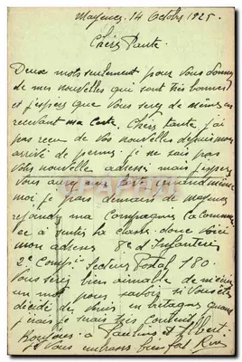 Mayence — Vista geral — editor e número de série ilegíveis — Verso
