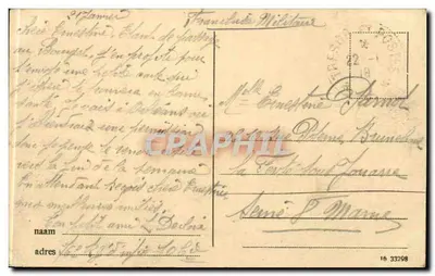 Bad Vlissingen — widok promenady i brzegu morza — wydawca nieznany, numer serii nieczytelny — Rewers