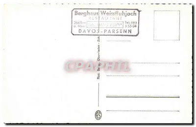 Weissfluhjoch — Ścieżka skalna z Weissfluhjoch — Gospoda Weissfluhjoch — Rewers