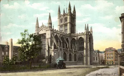 Abadia de Bath — vista do edifício gótico — editor anônimo, n° 26779