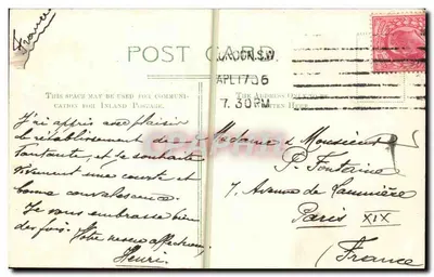 Londen. Cheapside (Plaats van het district) — Serie Valentines 20510 — H.B. — Achterkant