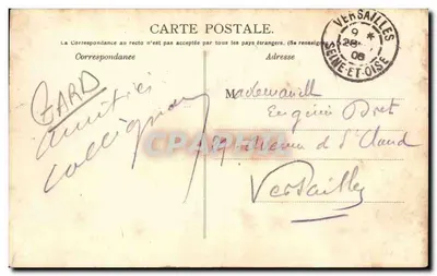 Nîmes - Jardin de la Fontaine — stworzone podczas reignu Ludwika XV, plany Maréchala, nieukończone po stronie wzgórza — Maison Universelle & Nouvelles Galeries, Nîmes — Rewers