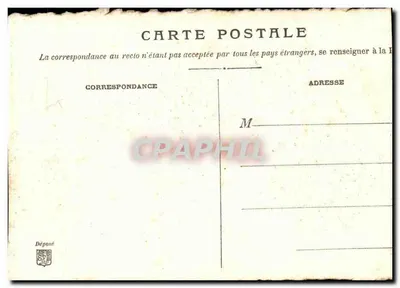 Castillo de Châtillon-sur-Azergues — Vista del castillo en 1850 — Lyon, editor no identificado — Reverso