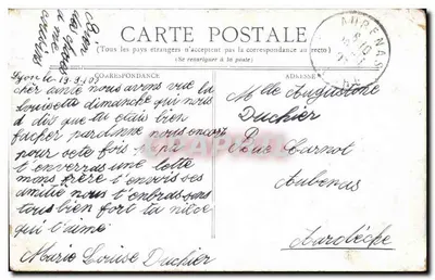 LYON — Igreja, o Ponte Saint-Georges e o Grand Seminário — G. R. S. Paris — Verso