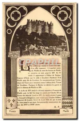 Castelo de Luynes — História e lendas — A. P. Maillé
